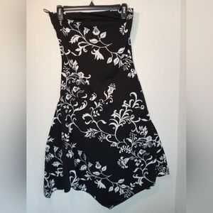 PERSEPTION STRAPLESS ASYMMETRICAL DRESS | SIZE M